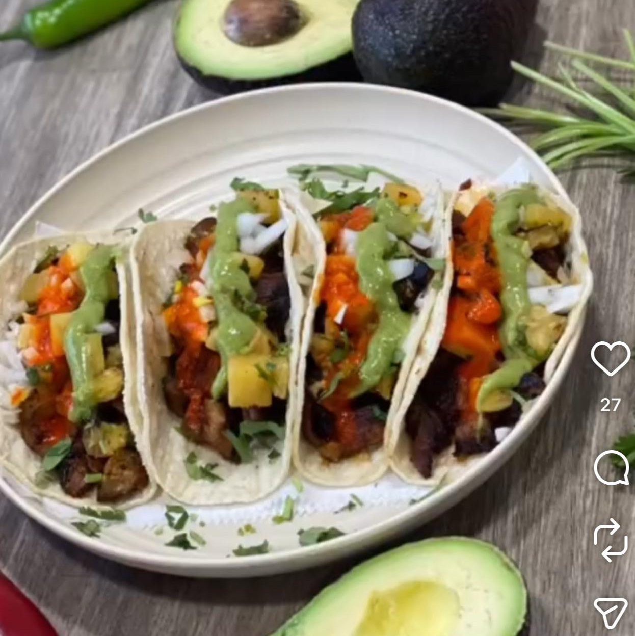 Chicken Al Pastor Taco Tuesday.