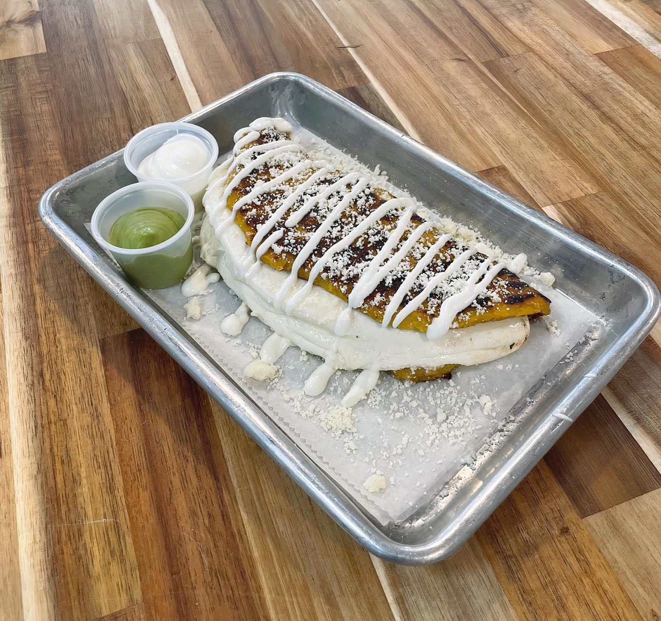 Double Cheese Cachapa.