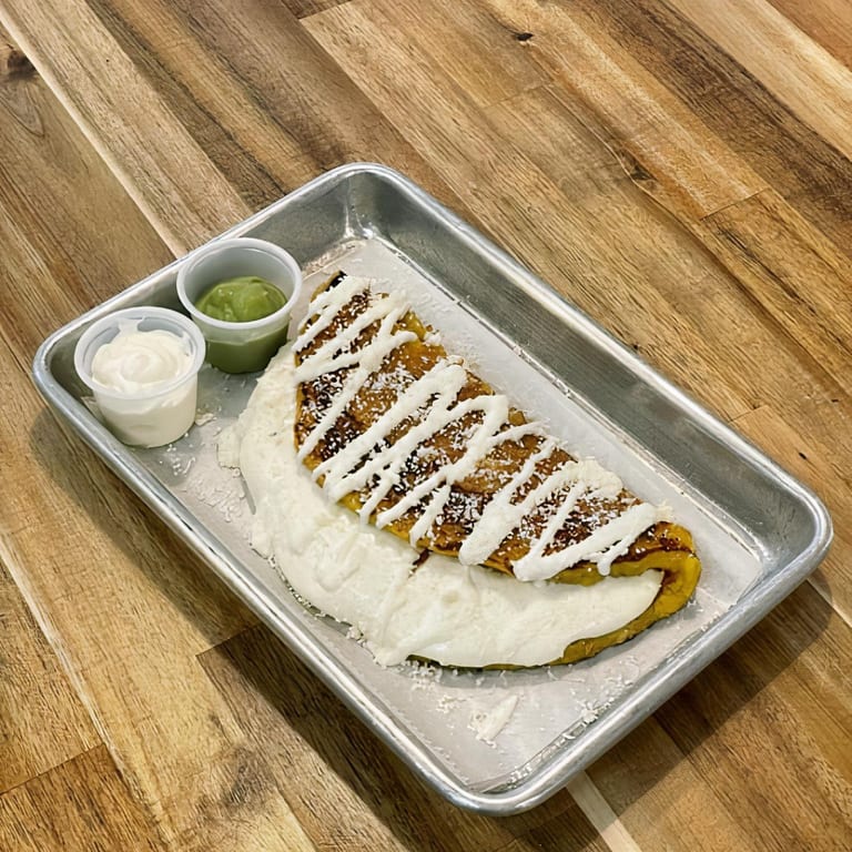 Savor our authentic cachapa