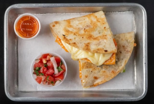 Cheese Quesadilla.
