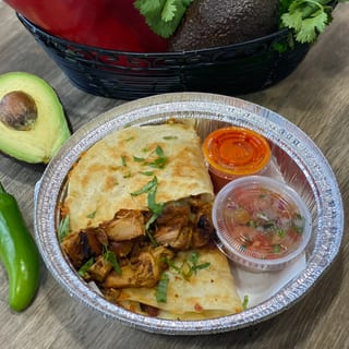 Chicken Al Pastor Quesadilla